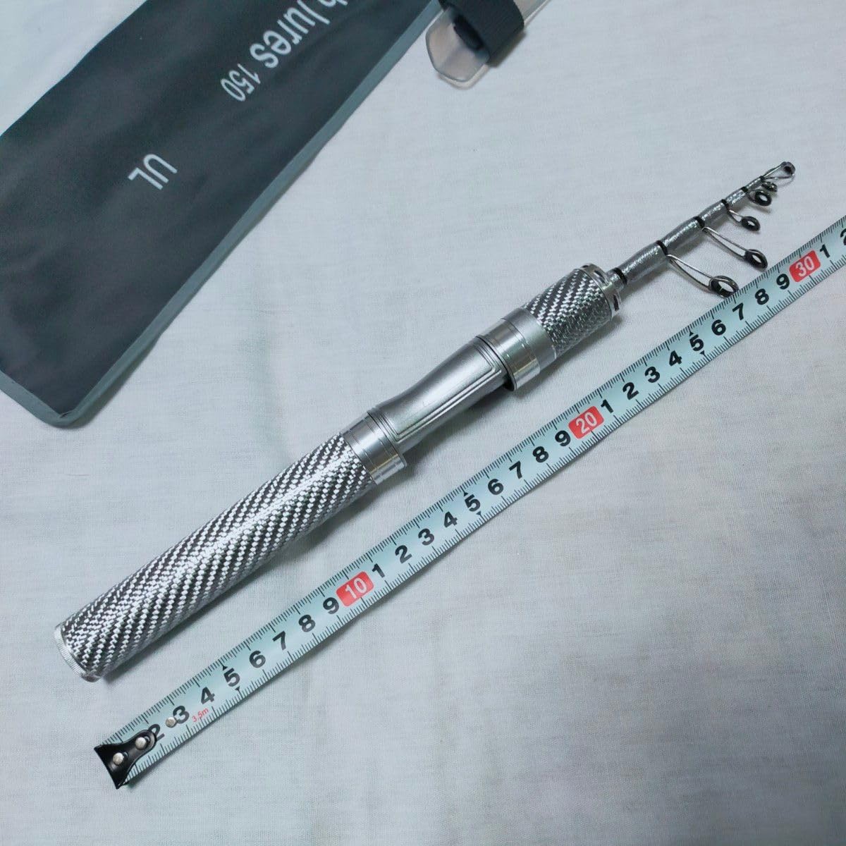 Amazon | 5ftスピニングロッドUL 超コンパクト テレスコロッド